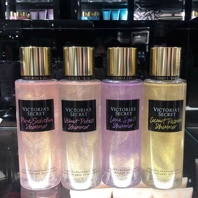 Victoria's secret glitter body fragrance spray hydrating fragrance spray 250ml