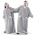 Pullover fleece thickenedlong pajamas heattech tv blanket outdoor cold-proof nightgown couple outfit sweatshirt fleece heattech