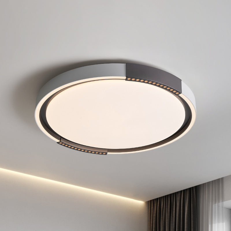 Master bedroom ceiling light Nordic room main light Zhongshan home improvement lighting minimalist round lighting modern minimalist bedroom light
