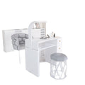 Widened 45cm nail table and chair set - special offer! economical single/double, light luxury, multi-functional, odorless, carbon steel with baked enamel finish