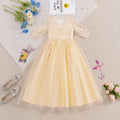 new arrivalgirl dress online longlacepatchwork flower girl wedding dress piano performance clothing in stock hot sale