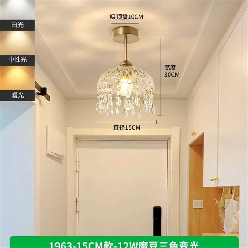 Green glass pendant light - vintage, nostalgic, rustic art style - old shanghai/mao era brass lamp holder - restaurant/cafe ceiling fixture