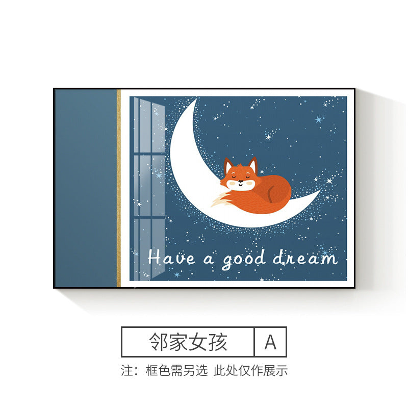 Meter box decorative painting modern simple switch box cover light luxury distribution box hanging painting restaurant flip cover cover mural