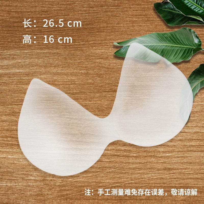 Dongguan factory custom bra silicone gasket accessories honeycomb chest pad breathable thickened silicone underwear insert pad