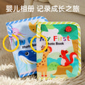 bestseller: baby cloth book - a baby's first photo album, educational early learning interactive toy, newborn keepsake