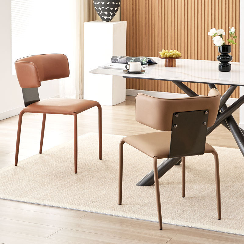 Italian high-end designer dining chair - light luxury, minimalist modern style for home, small apartments, cafes, and restaurants