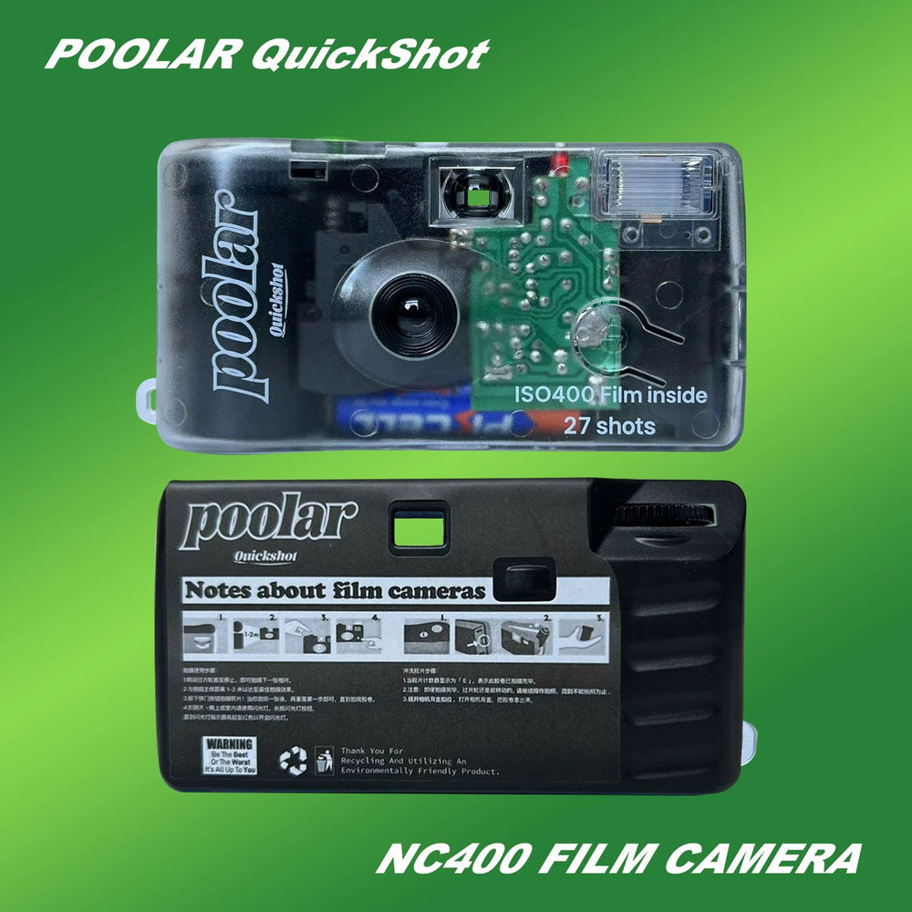 Poolar jelly disposable camera - retro film camera - point and shoot camera - student starter kit - birthday creative gift