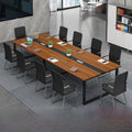 Conference table long table minimalist modern office desk and chair set conference room bench table workstation training station employee desk