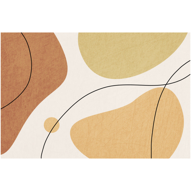 wabi-sabi style carpet living room light luxury high-end sofa coffee table blanket cream japanese style floor mat bedroom bedside carpet