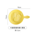 Scandinavianinsstylish ceramic relief snack plate cartoon creative cute ceramic dipping dish flavor plate snack plate