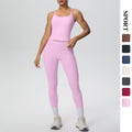 European and american new quick-dry seamless yoga set - pilates, workout, outdoor, casual running, and fitness apparel