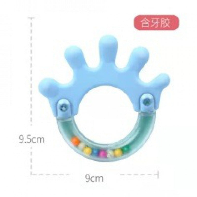 Cross-border  export tooth grinding stick toothpaste baby anti-eating hand soft glue baby mouth desire small mushroom biting glue toy
