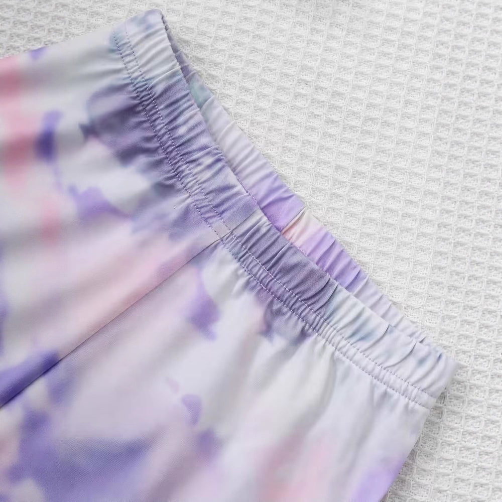 wholesale girls' short-sleeve and shorts sets, fashionable spring, summer, and autumn outfits for girls