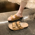 boken thick sole slippers women's summeroutwearfashion one-piece slippers home non-slip popular outdoor beach slippers