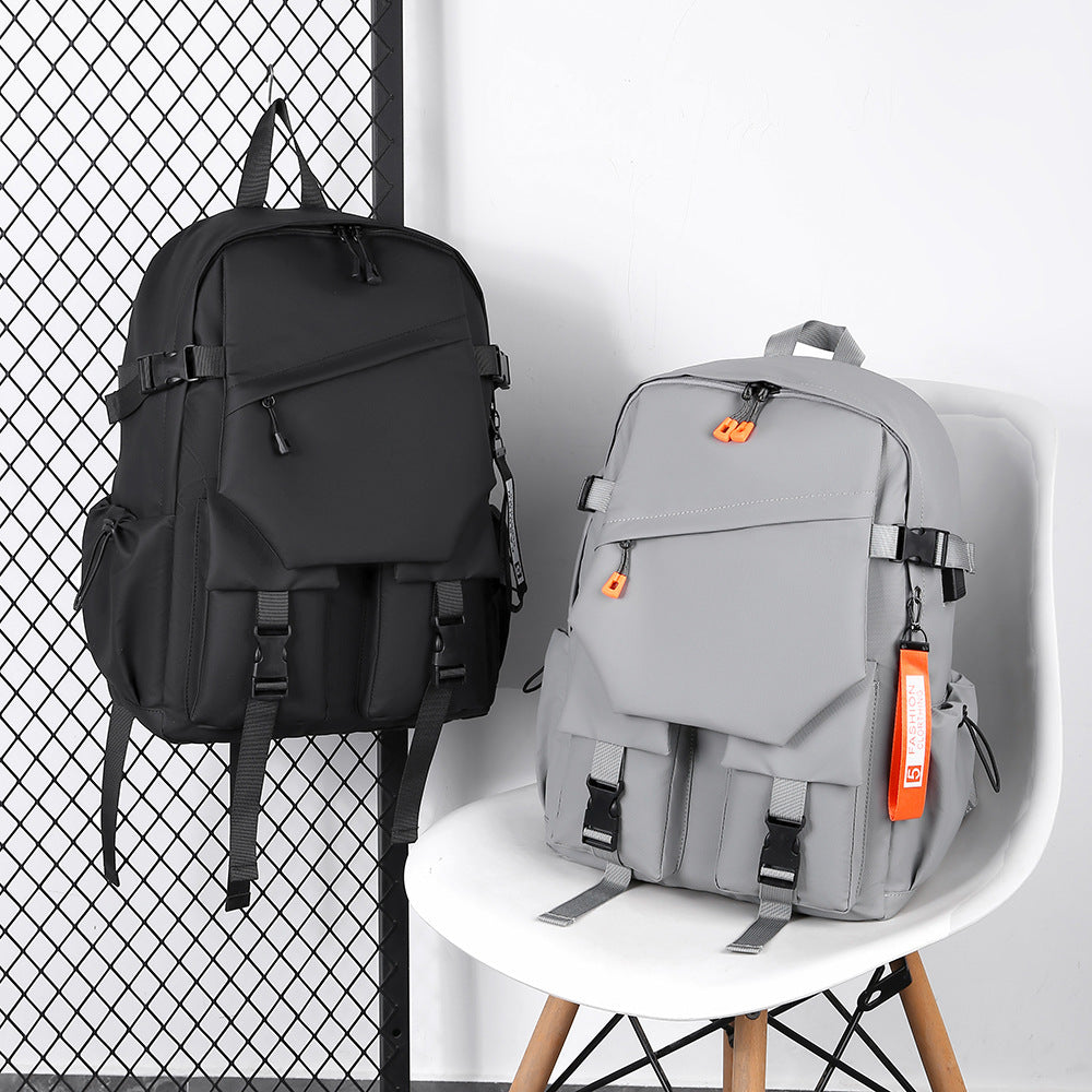 Processing custom backpack men's backpack large capacity leisure trend sports computer male junior high school high school student