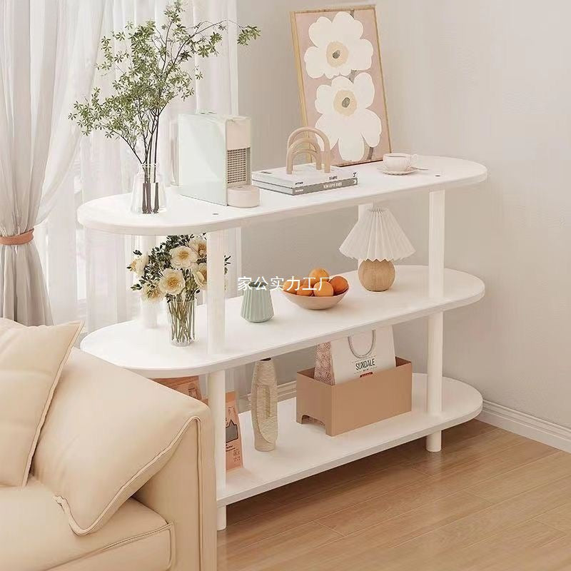 Simple floor-to-ceiling multi-layer shelf, living room, bedroom, bedside storage rack, floor-to-ceiling multi-functional storage