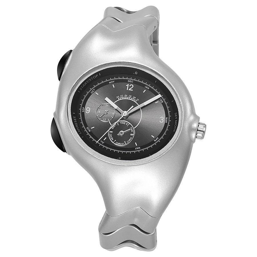 Used special-shaped y2k decorative plastic watch twisted retrofashionclassy sense ins niche quartz watch wholesale