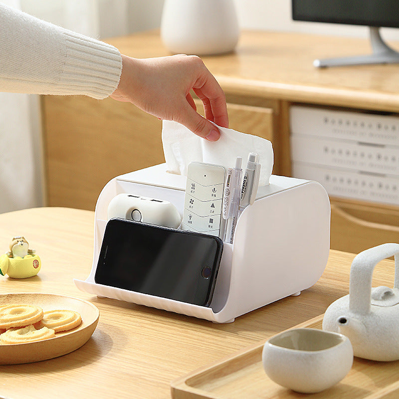 Original European-style simple desktop multi-functional storage box, student desk pen holder, cosmetic induction tissue box