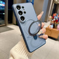 Anti-slip skin-feel magnetic stand case for samsung s26 ultra, drop-proof s25/a57 cross-border protective cover