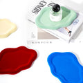 Instagram-worthy creative desktop display tray for jewelry and props. trendy, plush ceramic, irregular-shaped tray – just like the influencer style!