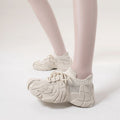 2025 spring/autumn new breathable non-slip flyknit sock sneakers lightweight comfortable rubber sole trendy casual chunky sneakers for women