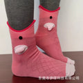 best sellingknit crocodile socks christmas knitting crocodile socks knitting creative knee socks animal socks