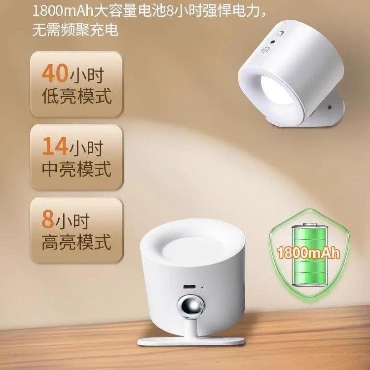 Rechargeable spotlight - no wiring, no drilling! wireless led wall light for home, remote control, background wall, bedside reading lamp