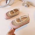 Vancahao girls' retro soft-soled flats -  autumn new collection - kids' moccasins, princess shoes
