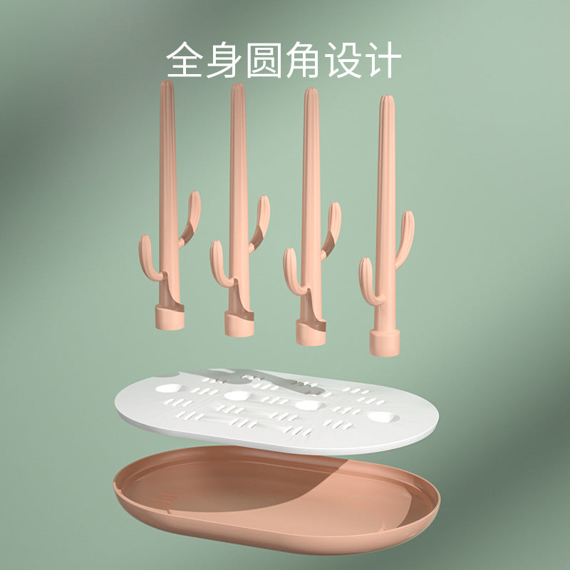 Baby bottle drying rack - multifunctional, detachable, and portable for baby bottles, pacifiers, and utensils