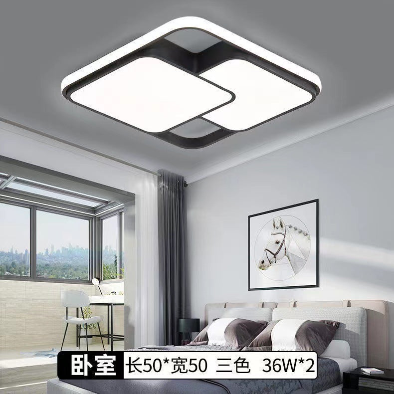 Living room light modern simple atmosphere led ceiling light bedroom master household large lighting lighting whole house package combination