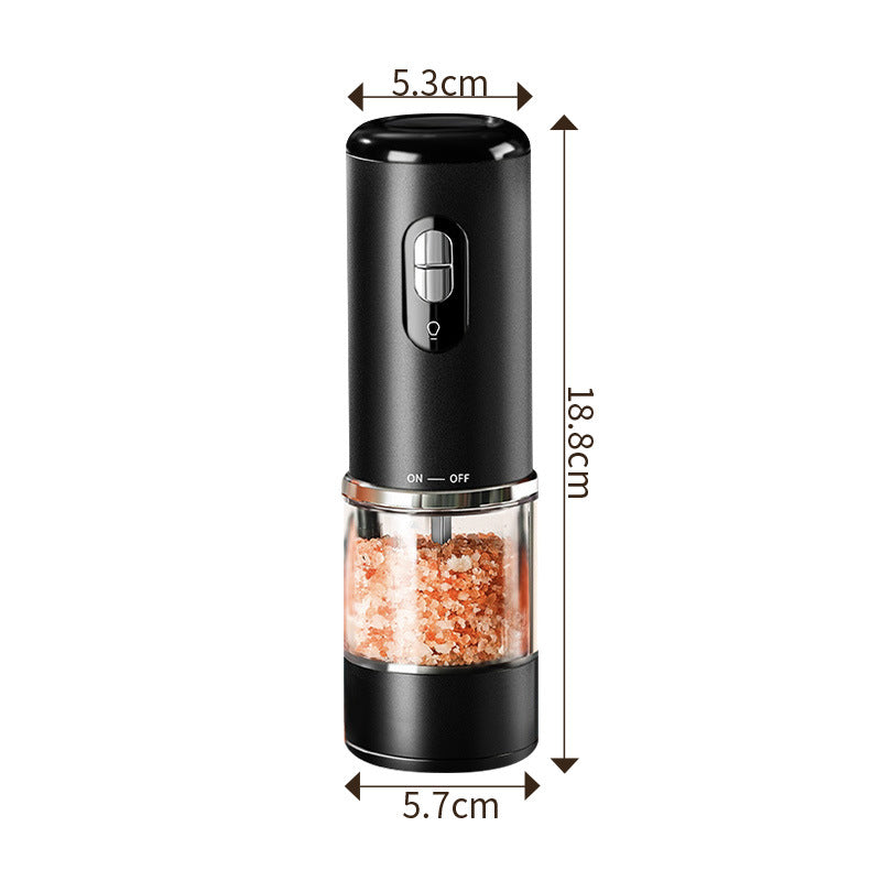 For homesmart electric grinder kitchen rechargeable electric pepper grinder coffee sea salt automatic grinding bottle