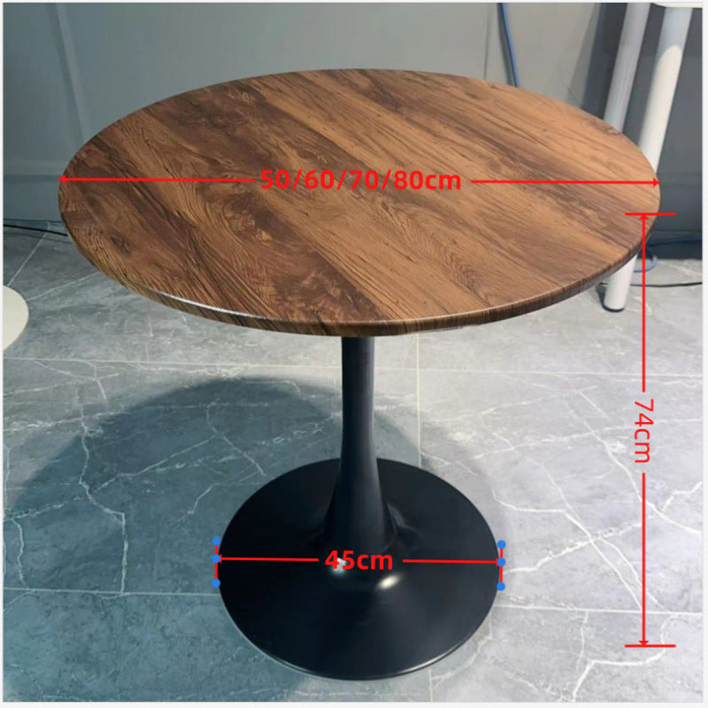 Minimalist tulip white table - ideal for meetings, coffee shops, milk tea shops, dining, home use, and balconies. wholesale direct from the manufacturer