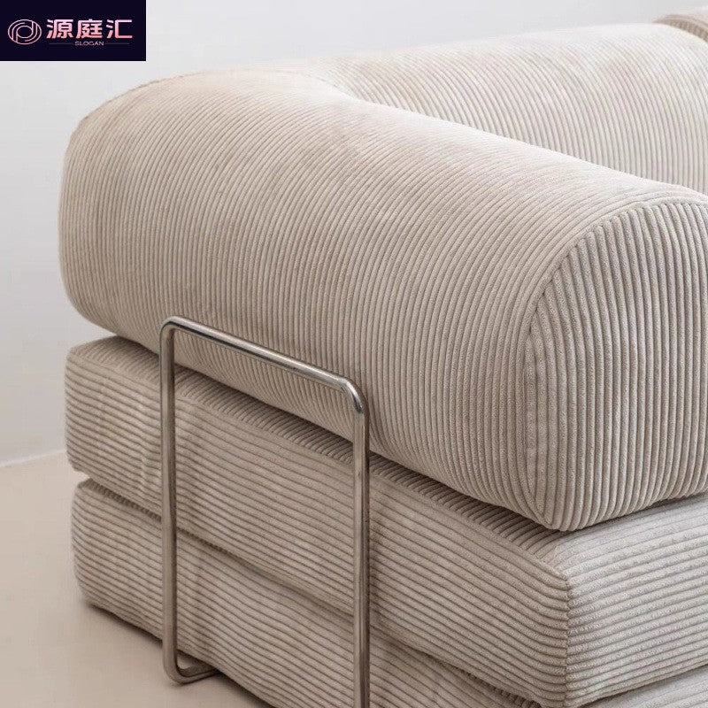 Compression sofa foldable sofa bed all-in-one dual-purpose for home double sofa rental fabric sofa