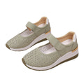 plus size clogs -  summer new arrival: lightweight, hollow-out, breathable, velcro closure, wedge heel loafers