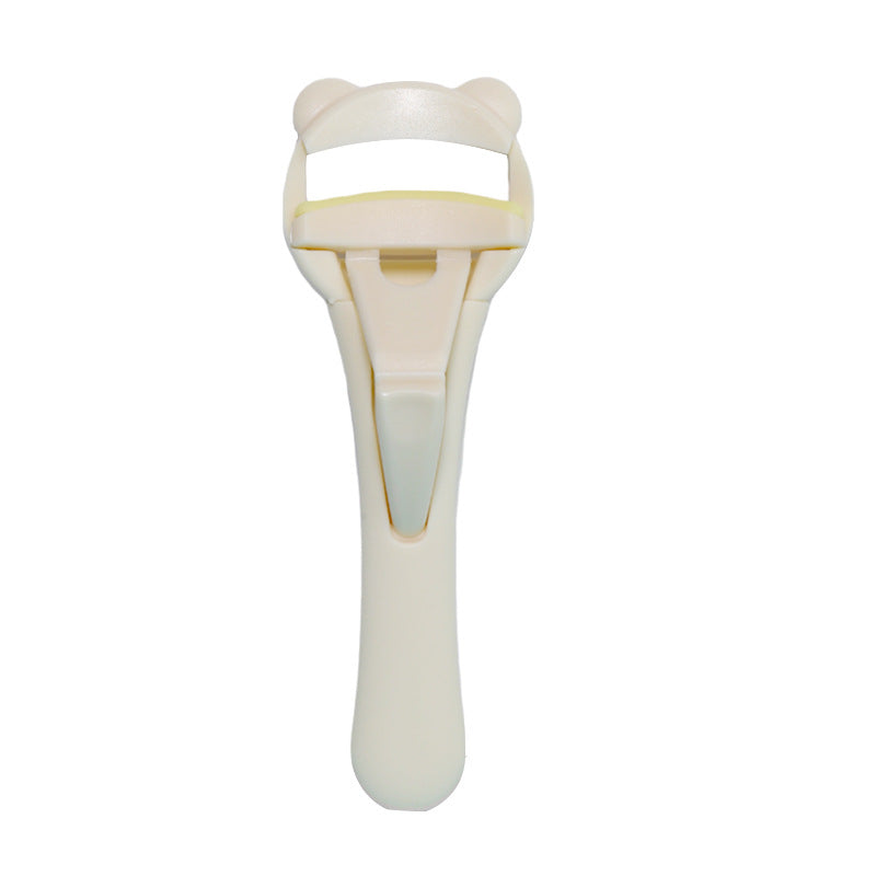 2026 new eyelash curler - portable, partial curl, sky-high sunflower design, frameless, wholesale, wide angle
