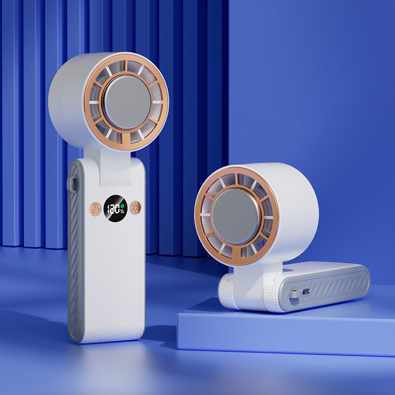 2026 cross-border southeast asia high-speed handheld fan - mini foldable semiconductor outdoor portable cooling fan