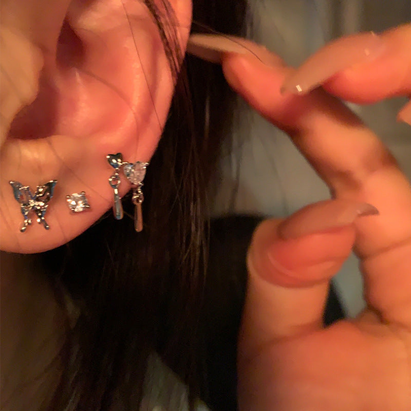 925 silver needle pearl zircon earrings for women classysenseniche style cold style forest style earrings wholesale