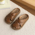 Girls' knitted clog slippers - new summer fashion flat outdoor shoes - classic casual sandals for kids - trendy