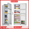 206d silver/forced cooling/three doors and three temperatures