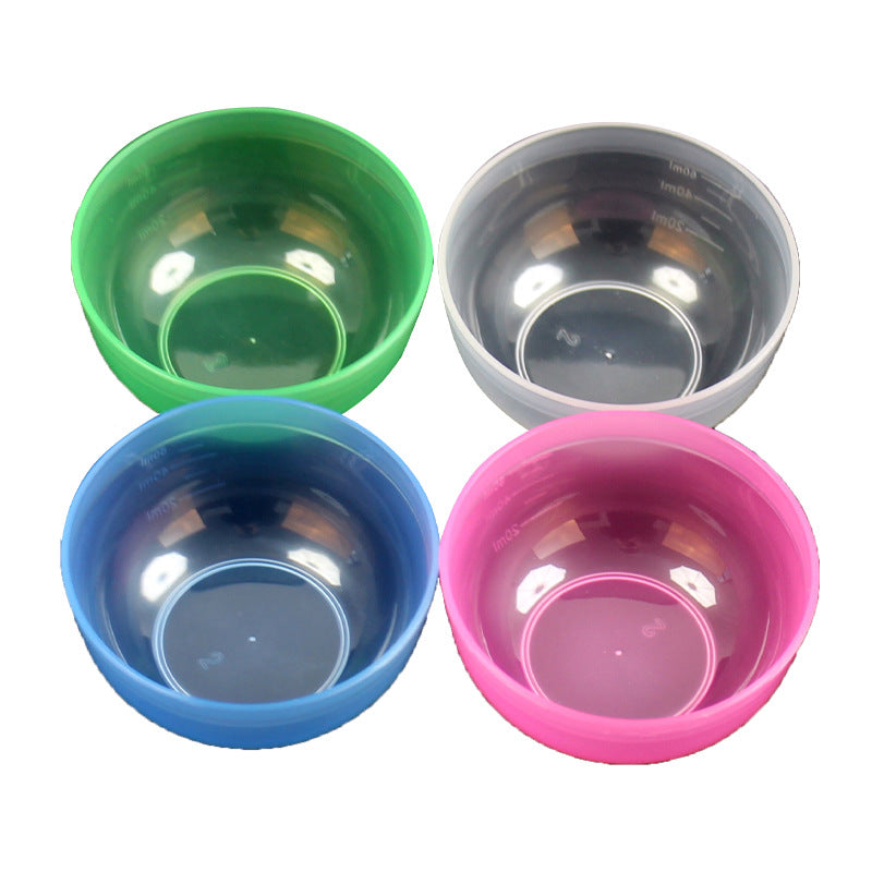 Beauty salon no. 2 mask bowl 2# diameter 72mm mask mixing bowl with scale diy plastic bowl mask tool spa small bowl
