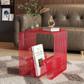 Same-day delivery of wrought iron line small coffee table, creative newspaper and magazine rack, storage bookshelf, bedside table, living room sofa side table