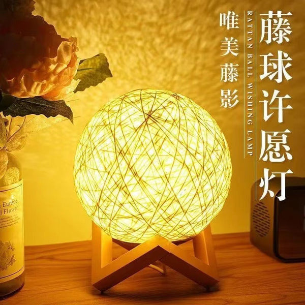 Night light vine ball light usb starry sky wishing light bed and breakfast bedside light Valentine's day gift network red light factory direct sales
