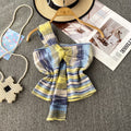 Summer chic: unique knotted colorful striped one-shoulder tank top - stylish, slim-fit cropped top for women