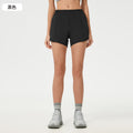 Loose quick-drying sports shorts for women summer lined running training fitness pants high waist yoga shorts d25004