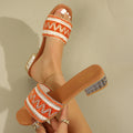 2026 european and american low-heel sandals: new plus-size casual women's ethnic bohemian open-toe thong sandals for export