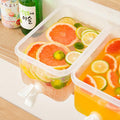 exclusive refrigerator cold water kettle with faucet 3l capacity lemon fruit teapot beverage juice teapot cold water kettle