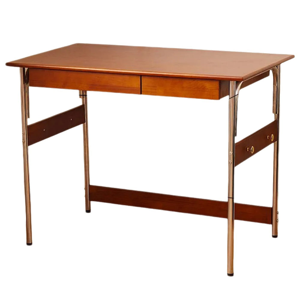 Same-day delivery study solid wood writing desk for home desktop computer desk with drawer computer desk medieval style desk