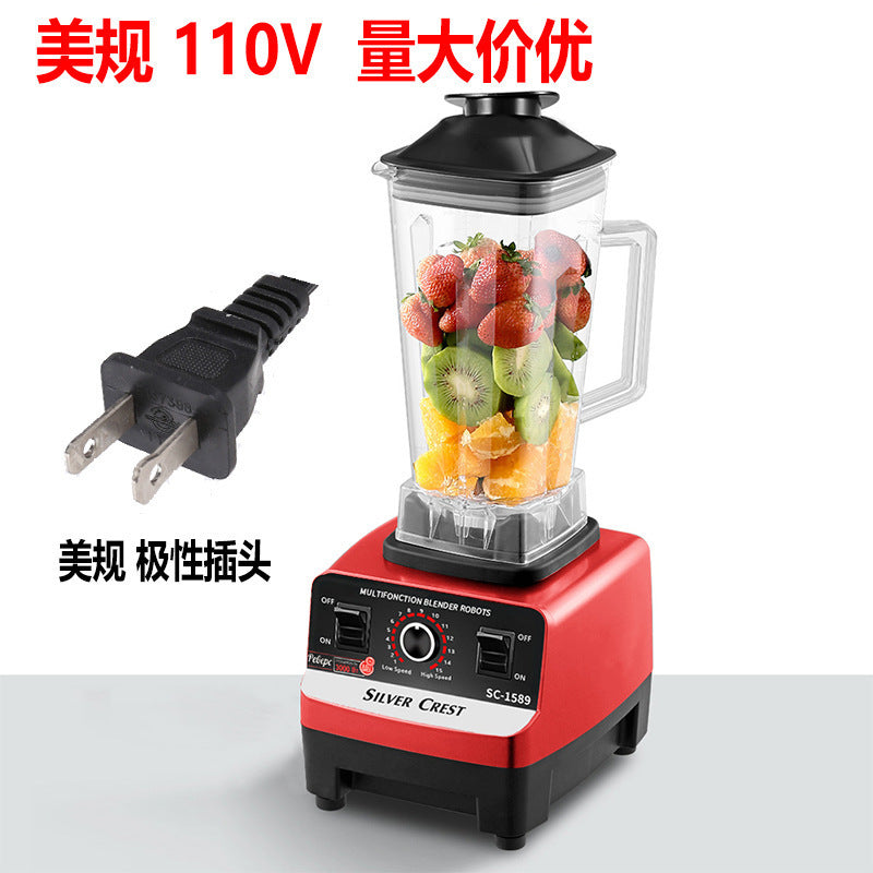 Middle east, africa, southeast asia, large capacity, high power, multi-functional for home commercial cooking juicer, wall breaking machine, cross-border