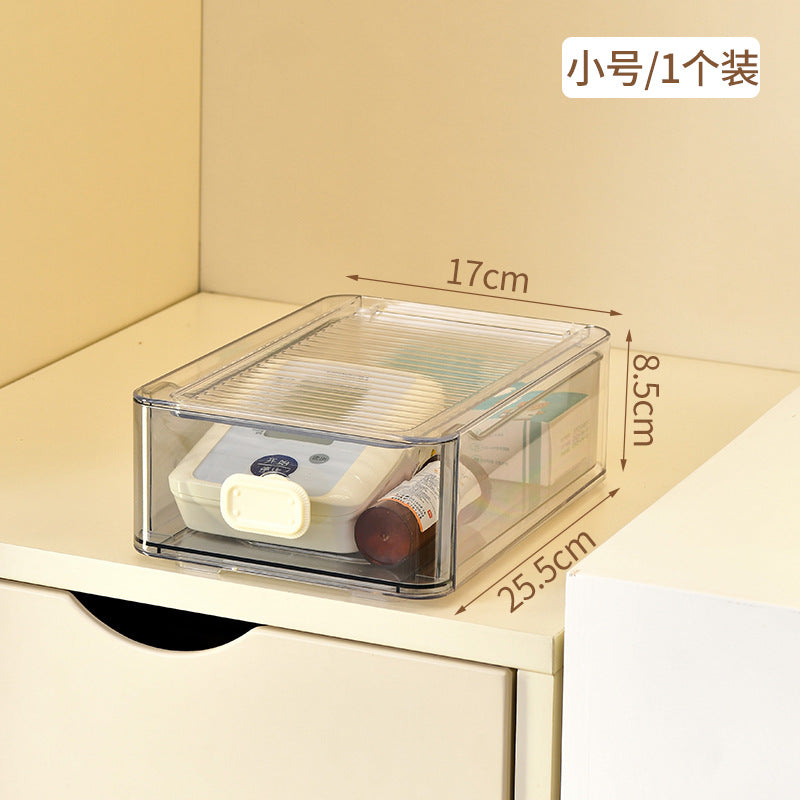 Large Portable Drug Storage Box Drawer Drug Storage Cabinet Household Shelf Multi-layer Medical First Aid Kit