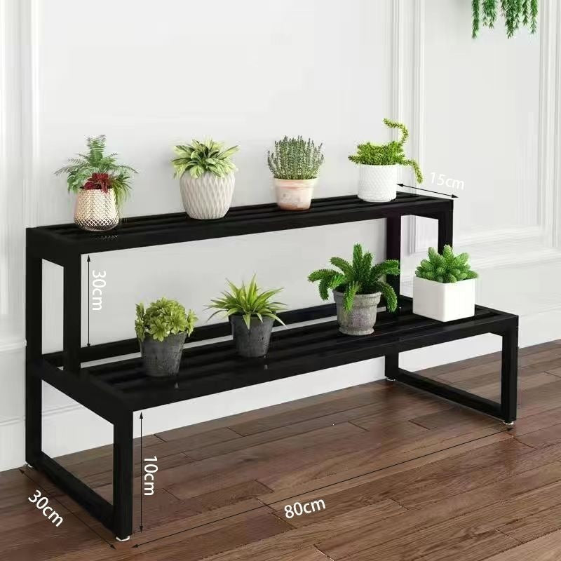 Flower stand outdoor courtyard balcony outdoor potted plant storage rack modern casual multi-layer floor-standing potted plant rack display rack